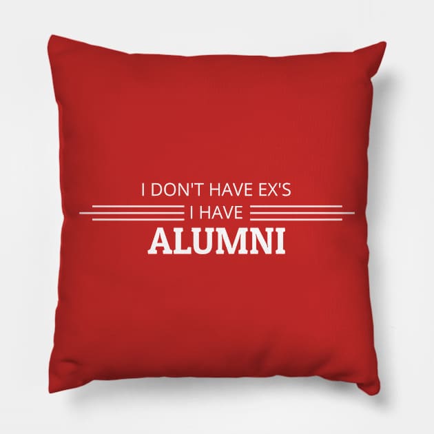 Ex Alumni Pillow by Bruce Brotherton