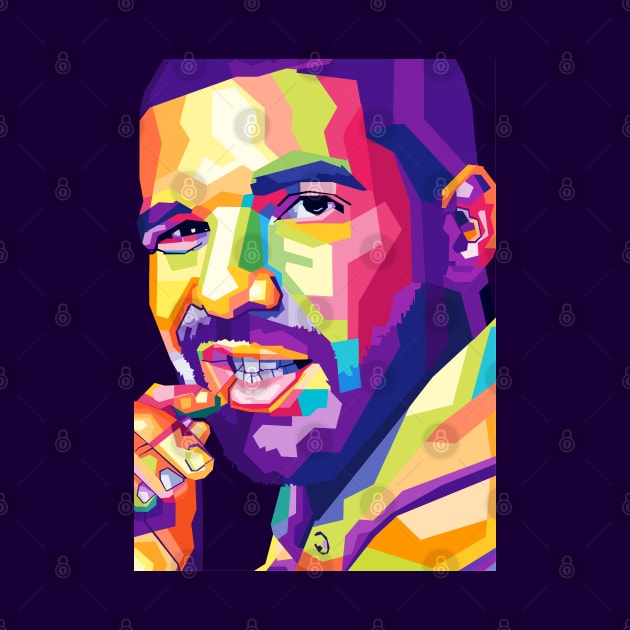 Drake Wpap Pop Art by Zet Art