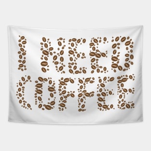 Funny Quote Caffeine Coffee Lover I Need Coffee Tapestry