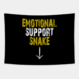 offensive funny emotional support snake Tapestry