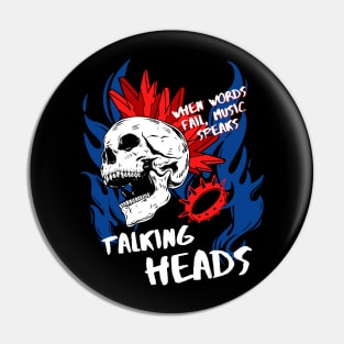 talking heads ll music speaks Pin