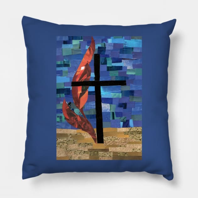 Methodist Cross Pillow by cajunhusker