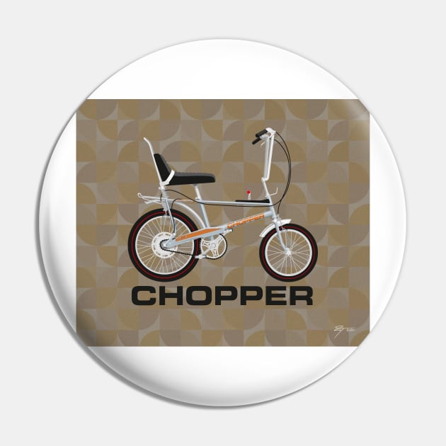 Raleigh Chopper MK2, Quicksilver Pin by Tunstall