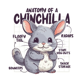 Kawai Anatomy Of A Chinchilla Perfect Lovers T-Shirt