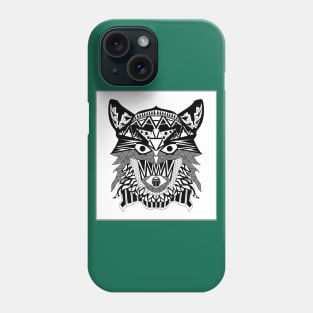 indie rock and wolf ecopop Phone Case