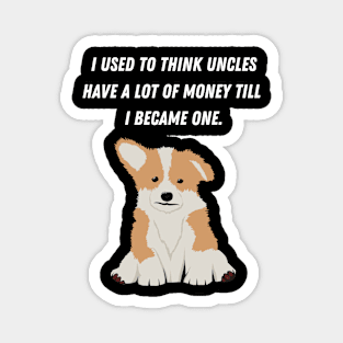 The Depressed Dog's Tale Magnet