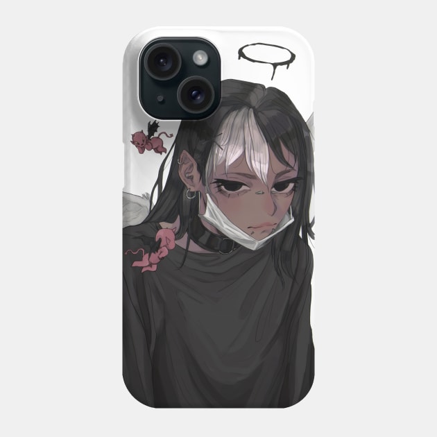 Angel girl Phone Case by gavv