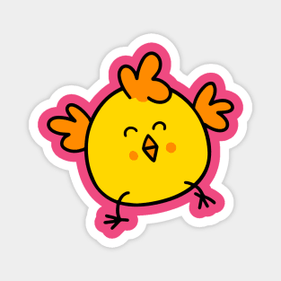 Cute Dancing Easter Chick! Magnet