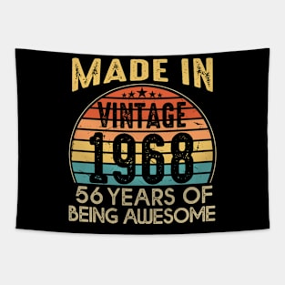 T4691968 Vintage 1968 56 Years Old Being Awesome Tapestry