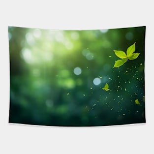 Leaf Air Nature Serene Tranquil Peaceful Tapestry