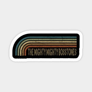 The Mighty Mighty Bosstones Retro Stripes Magnet