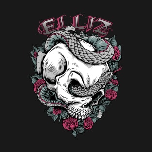 Elliz Serpent Skull T-Shirt