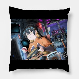 Monerochan Building FGC-9 Pillow