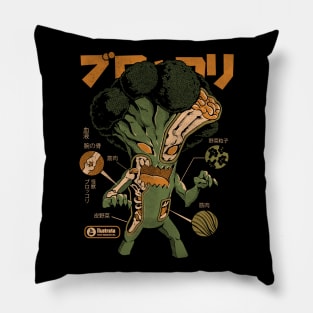 Broccozilla X-ray Pillow