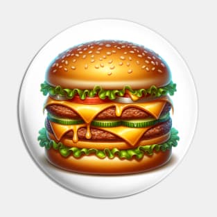 Double Cheeseburger Pin