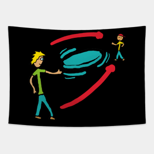 Frisbee Flying Disc Tapestry