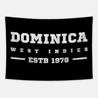 Dominica Estb 1978 West Indies Tapestry