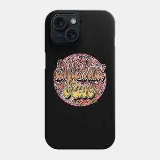 Graphic Proud Michael Name Flower Birthday 70s 80s 90s Vintage Styles Phone Case