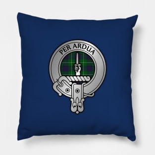 Clan MacIntyre Crest & Tartan Pillow