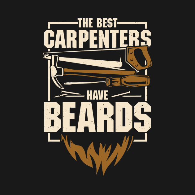 Carpentry Beard Bearded Carpenter Gift by Dolde08