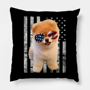 Pom Pom Power Fashionable Tees Showcasing the Charm of Pomeranians Pillow