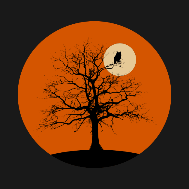 Night Owl orange by OneStopNerdShop