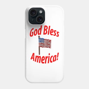 Lego American Flag - God Bless America Phone Case