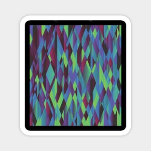 Geometric Line Pattern Magnet