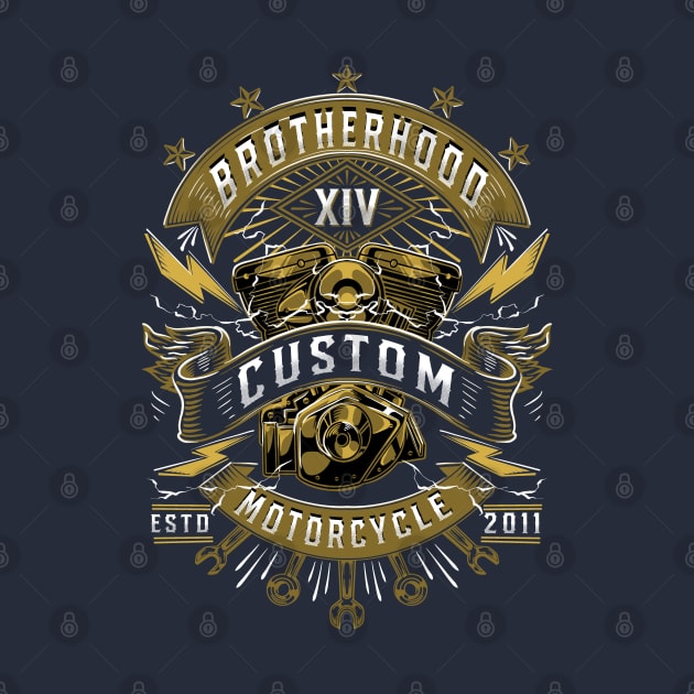Brotherhood Motorcycle by Tonymidi Artworks Studio