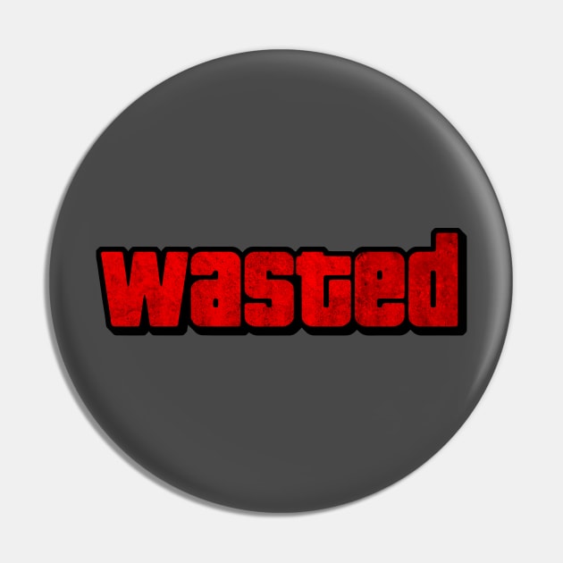 Wasted Gradient Vintage Pin by Phynobyzo