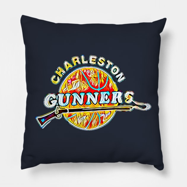 Charleston Gunners Basketball Pillow by Kitta’s Shop