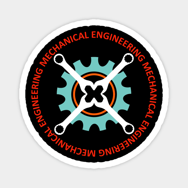 mechanical engineering mechanic engineer Magnet by PrisDesign99