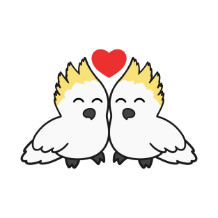 White Cockatoo Love T-Shirt