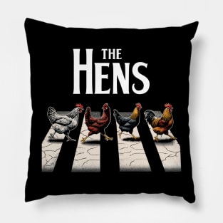 The Hens Retro Chicken Gifts Funny Chicken Pillow