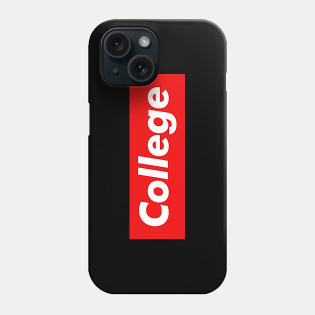 College Phone Case by monkeyflip