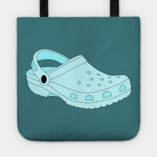 Blue Crocs Shoe Tote