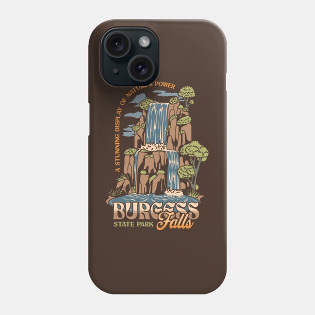 Burgess Falls Tennessee Phone Case by Uniman