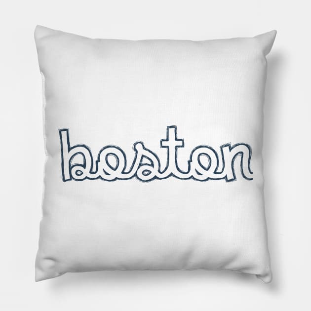 Boston Pillow by Rosemogo