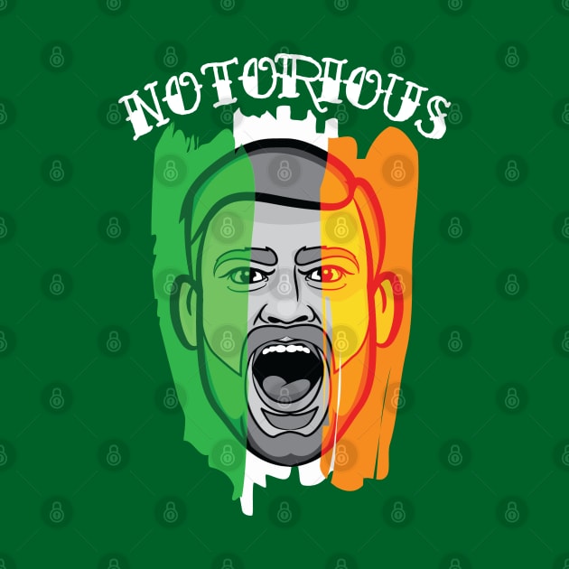 Conor McGregor MMA Champ Irish Pride by portraiteam