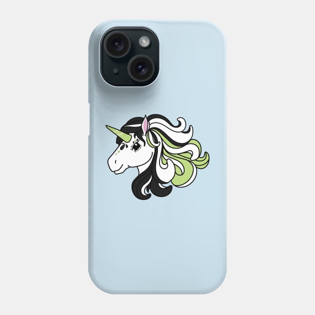 Rainbow Unicorn, Agender Pride Phone Case by FairyNerdy