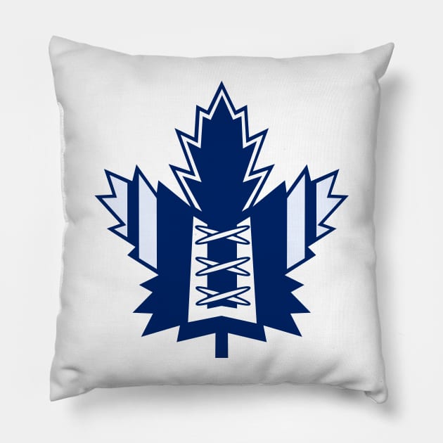 Maple Leaf Hockey Jersey Pillow by SteamboatJoe