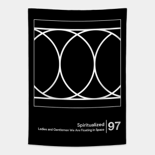 Ladies & Gentlemen... / Minimal Style Graphic Artwork Design Tapestry