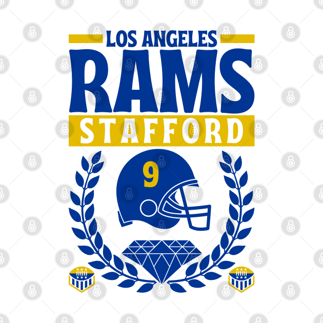 Los Angeles Rams Stafford 9 Edition 2 by Astronaut.co