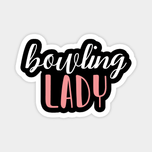 bowling lady - bowling girl Magnet