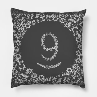 Floral - 9 Ball Pillow