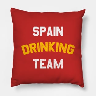 Spain Drinking Team Pillow