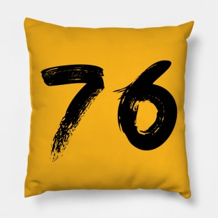 Number 76 Pillow