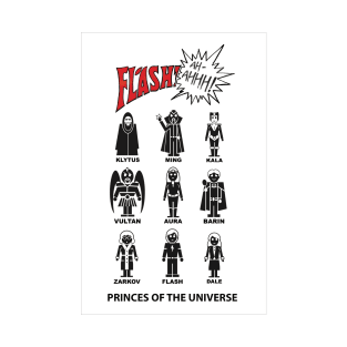 Flash Gordon all Characters T-Shirt