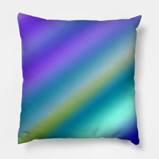 red blue green abstract texture pattern art Pillow