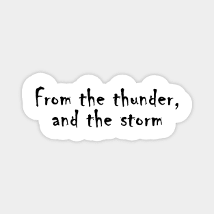 Thunder and storm Magnet